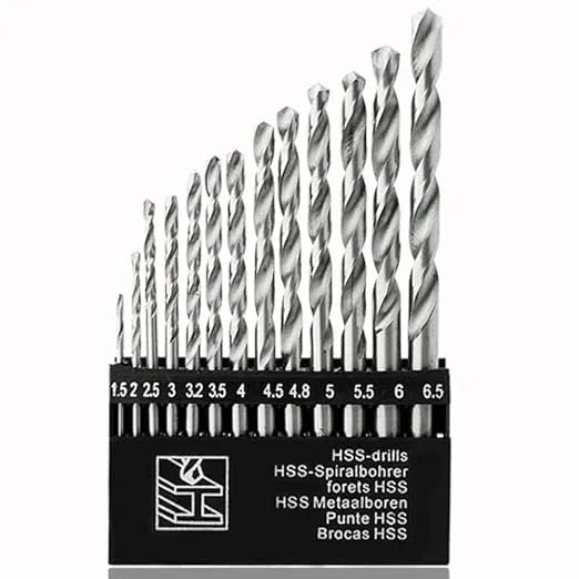Ultra-Hard Alloy Drill Bit Kit - (Set of 13)